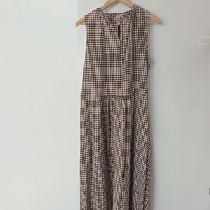 Gingham Sleeveless Dress